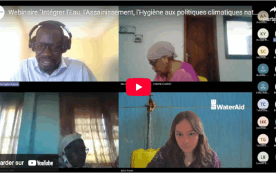 Webinaire « Intégrer l’Eau, l’Assainissement, l’Hygiène aux politiques climatiques nationales (CDN) »